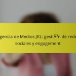Agencia de Medios JKL: gestión de redes sociales y engagement