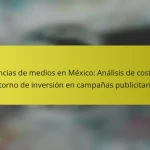 Agencias de medios en México: Análisis de costos y retorno de inversión en campañas publicitarias