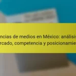 Agencias de medios en México: análisis de mercado, competencia y posicionamiento