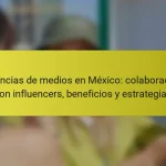 Agencias de medios en México: colaboración con influencers, beneficios y estrategias