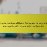 Agencias de medios en México: Estrategias de segmentación y personalización en campañas publicitarias