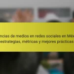 Agencias de medios en redes sociales en México: estrategias, métricas y mejores prácticas