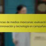 Agencias de medios mexicanas: evaluación de innovación y tecnología en campañas