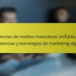 Agencias de medios mexicanos: análisis de tendencias y estrategias de marketing digital