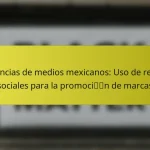Agencias de medios mexicanos: Uso de redes sociales para la promoción de marcas