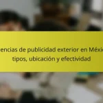 Agencias de publicidad exterior en México: tipos, ubicación y efectividad