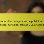 Comparativa de agencias de publicidad en México: servicios, precios y valor agregado