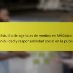 Estudio de agencias de medios en México: sostenibilidad y responsabilidad social en la publicidad