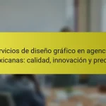 Servicios de diseño gráfico en agencias mexicanas: calidad, innovación y precios
