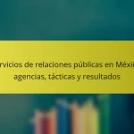 Servicios de relaciones públicas en México: agencias, tácticas y resultados